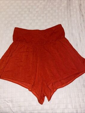 Women's burnt Orange medium Lounge Shorts